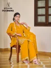 Poornima By Afsana Chinon Beads Work Readymade Salwar Kameez 
